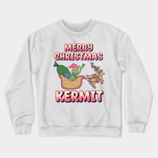 Kermit Merry Christmas Crewneck Sweatshirt